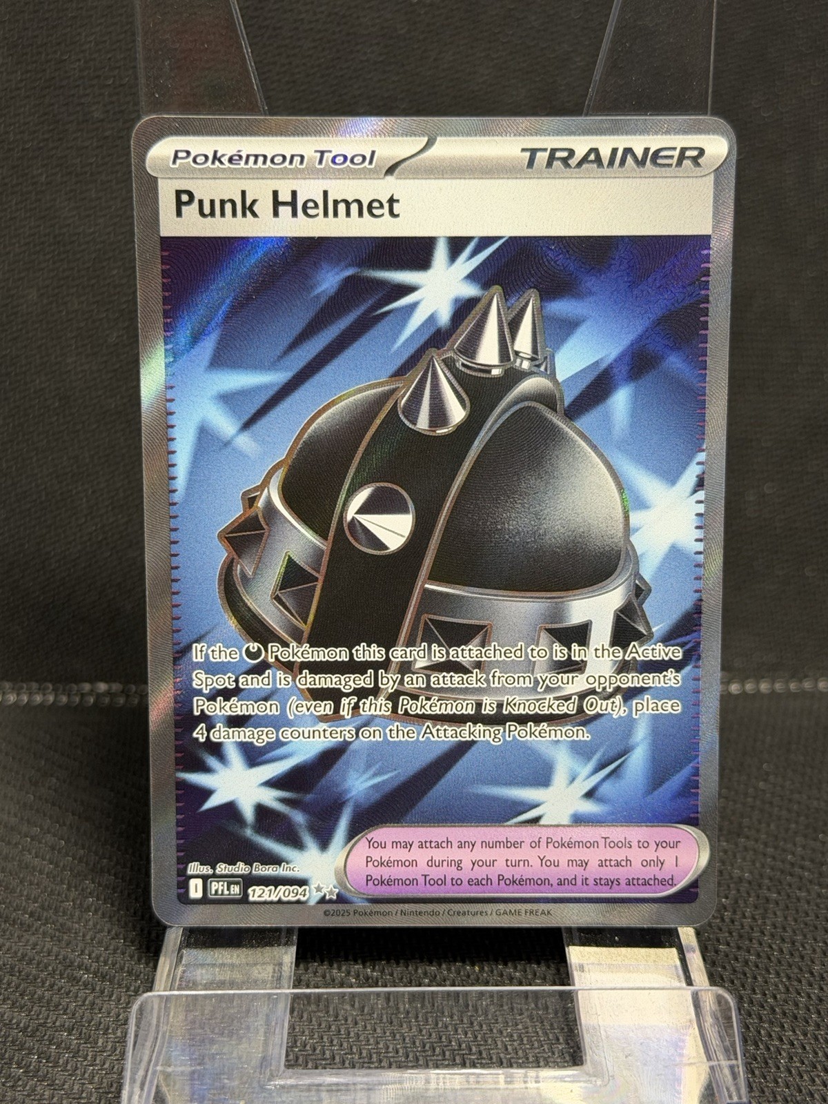 Punk Helmet 121/094 Ultra Rare Phantasmal Flames Pokemon NM