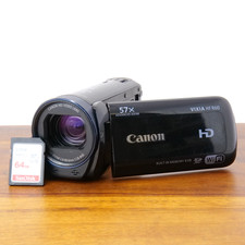 Canon VIXIA HF R60 Camcorder Video Camera 57x Zoom Tested No Battery
