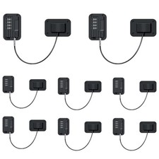 8 pcs Refrigerator Lock Fridge Freezer Door Lock with 4 Digit Lock Password, ...