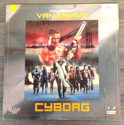 Cyborg Laserdisc Jean-Claude Van Damme Martial Arts Flesh Pirates VG+ Condition