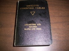 Smoley's Combined Tables Logarithms  Squares Slopes  Rises