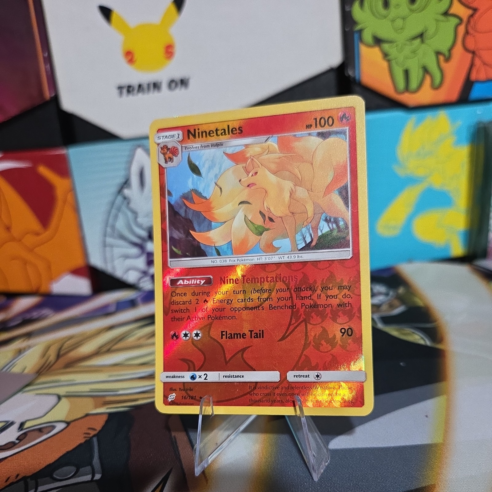 Ninetales 16/181 Sm-Team Up Reverse Holo