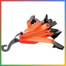 3 Inch Orange Reflective Trail Markers With Clips Heavy Duty 10 Pack