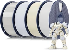 4Kg PLA 3D Printer Filament Bundle Multicolor, Neatly Wound PLA Filament 1.75Mm 