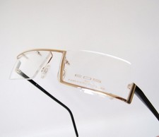 EOS by Neostyle 54-16 140 Germany Limited Modernist Gold Frames Men's Rimless