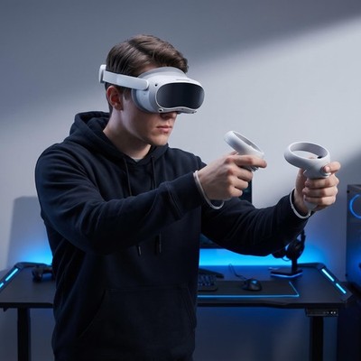 PICO 4 Ultra VR MR Headset  256GB Wi-Fi 7 Snapdragon XR2 Gen2 All-in-One