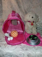 Click n' Play 7 Piece Plushie Puppy Set and Accessories 