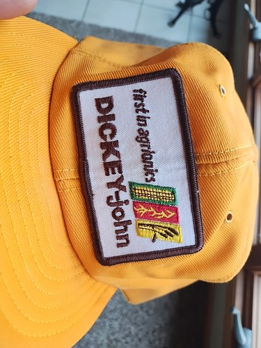 Vintage Truckermütze Dickey-John First Agrionics Patch Snapback Cap Louisville Mfg US - Bild 22 von 23