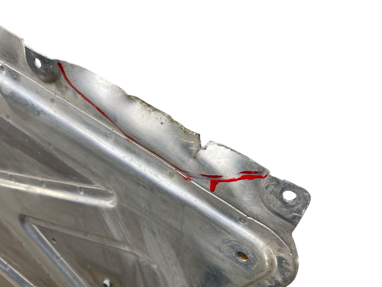 2024 MCLAREN ARTURA REAR UNDERBODY SKID PLATE SPLASH SHIELD GUARD *DAMAGED*