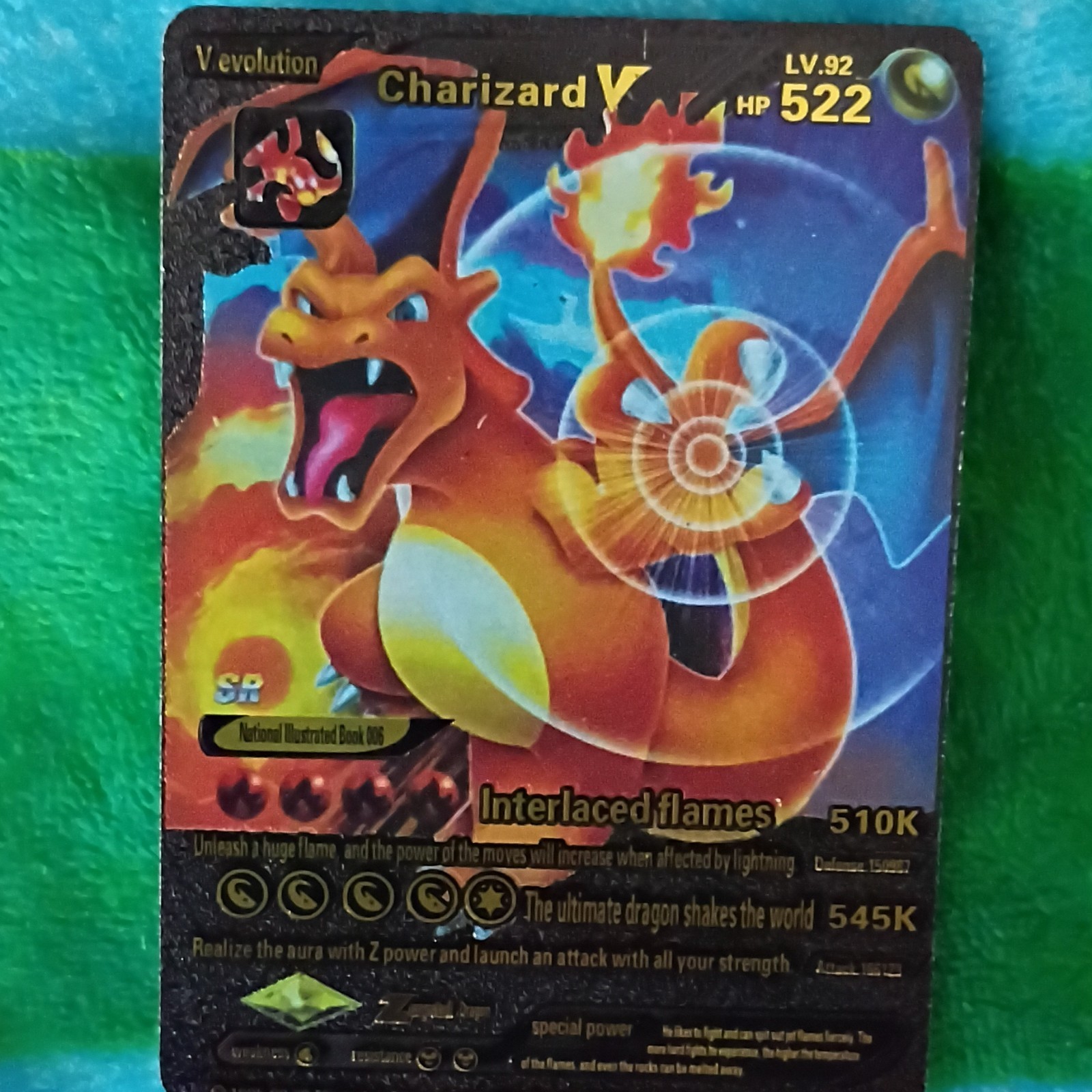 Pokemon TCG V evolution Charizard V SR Holo Card English 522 HP V