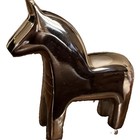 IKEA Finansiell Dala Horse Polished Cast Aluminum Scandinavian Figure — photo 1