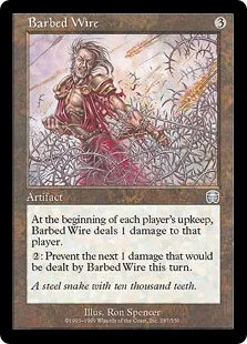 Magic MTG - Stacheldraht - Mercadia Masks - EXC - FR - FOIL