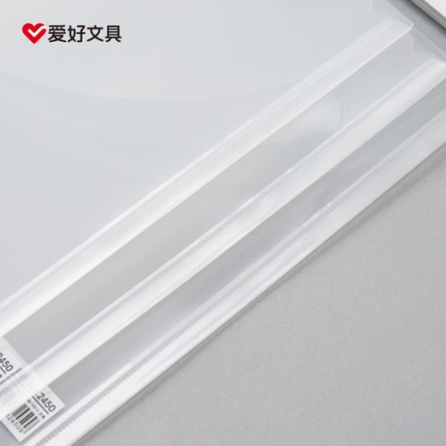 Snap Button File Storage Bag Folder Large Capacity Clear Waterproof Office - Picture 6 of 8