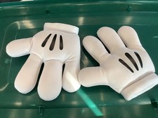 Mickey Mouse 10  Plush Cloth Costume Gloves