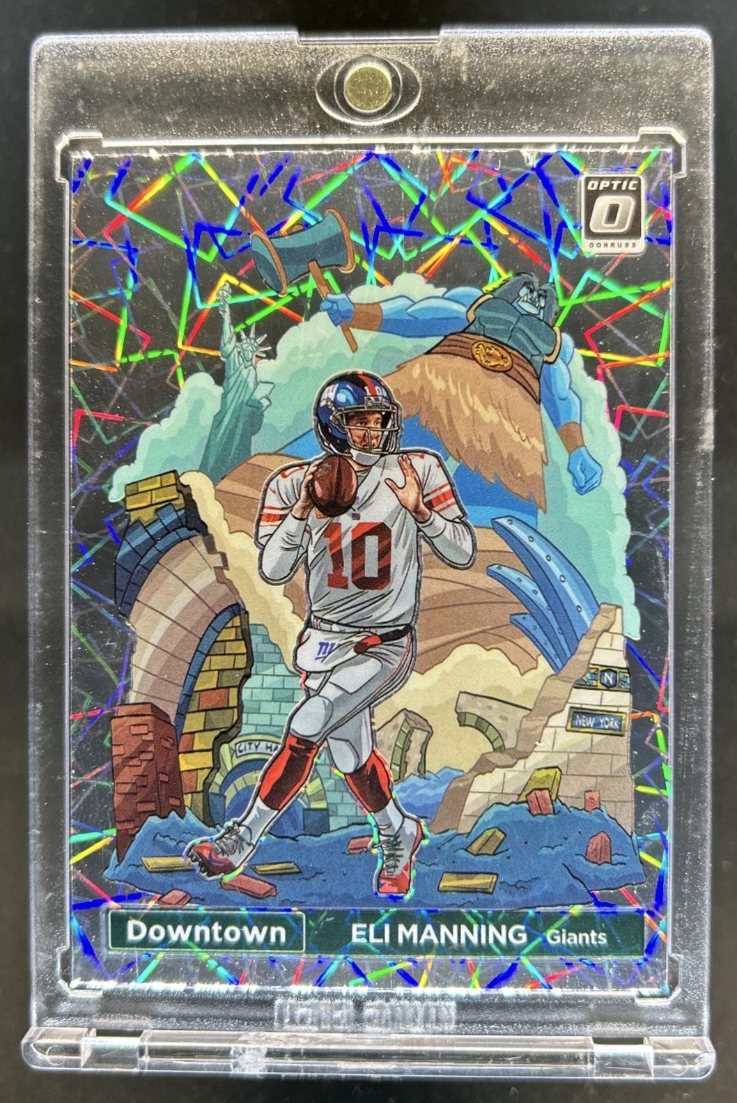 2022 Panini Donruss Optic Eli Manning Downtown SSP #DT-EM Giants