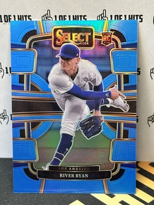 2024 Select River Ryan Concourse RC Light Blue Prizm #128/199 Dodgers