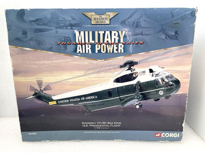 CORGI SIKORSKY VH-3D SEA KING U.S. PRESIDENTIAL FLIGHT 1/72 NEW OPEN BOX