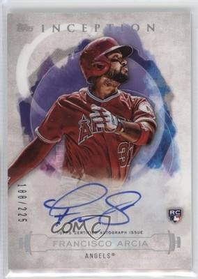 2019 Topps Inception Rookies and Emerging Stars /225 Francisco Arcia Auto RC fh3