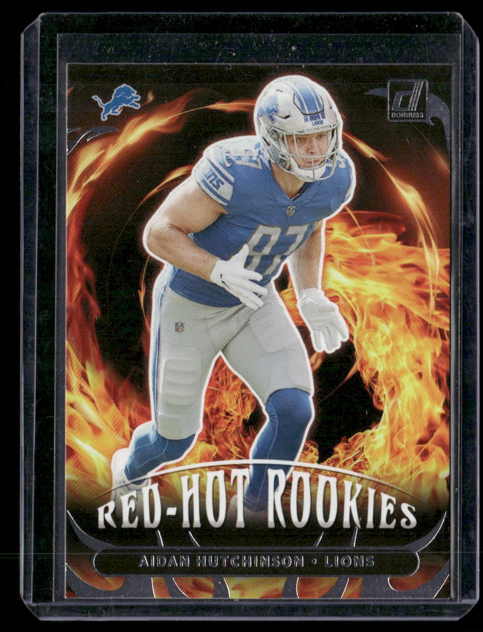 2022 Donruss #RHR-5 Aidan Hutchinson Red Hot Rookies