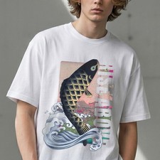 Japanese Koi Fish T-Shirt Ukiyo-e Tattoo Art ...