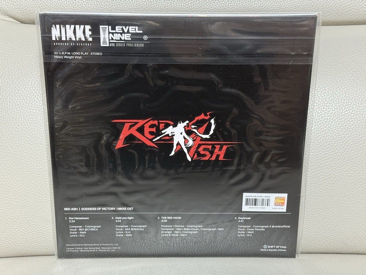 NIKKE GODDESS OF VICTORY Redhood LIMITED LP player Vinyl Brand New