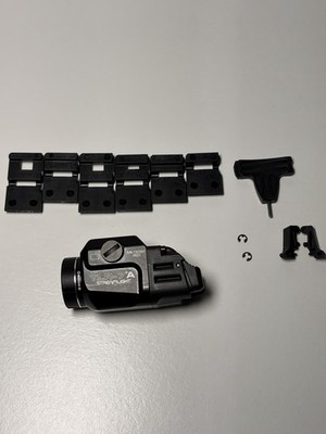 Streamlight TLR-7A LED Integral Handgun Light Black Grip Mount Battery