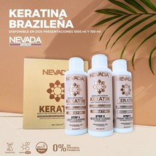 NEVADA Brazilian Keratin Hair Smoothing Kit 3 Step 100 Vegan 100ml