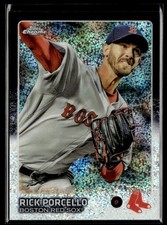 2015 Topps Chrome Update Series Black Refractor Rick Porcello 89/99 Boston Red