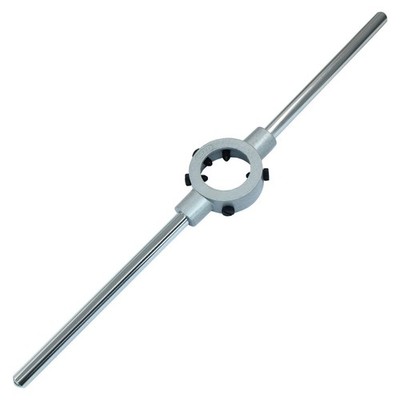 55mm Adjustable Die Stock Handle Wrench M22  M26 Round Threading Tool