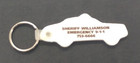 Vintage Sangamon County Sheriff Springfield Illinois Keyring Keychain — photo 2