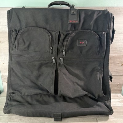 TUMI 100% Authentic Oversize Garment Bag Wardrobe Duo-Fold Black Shoes And Suits