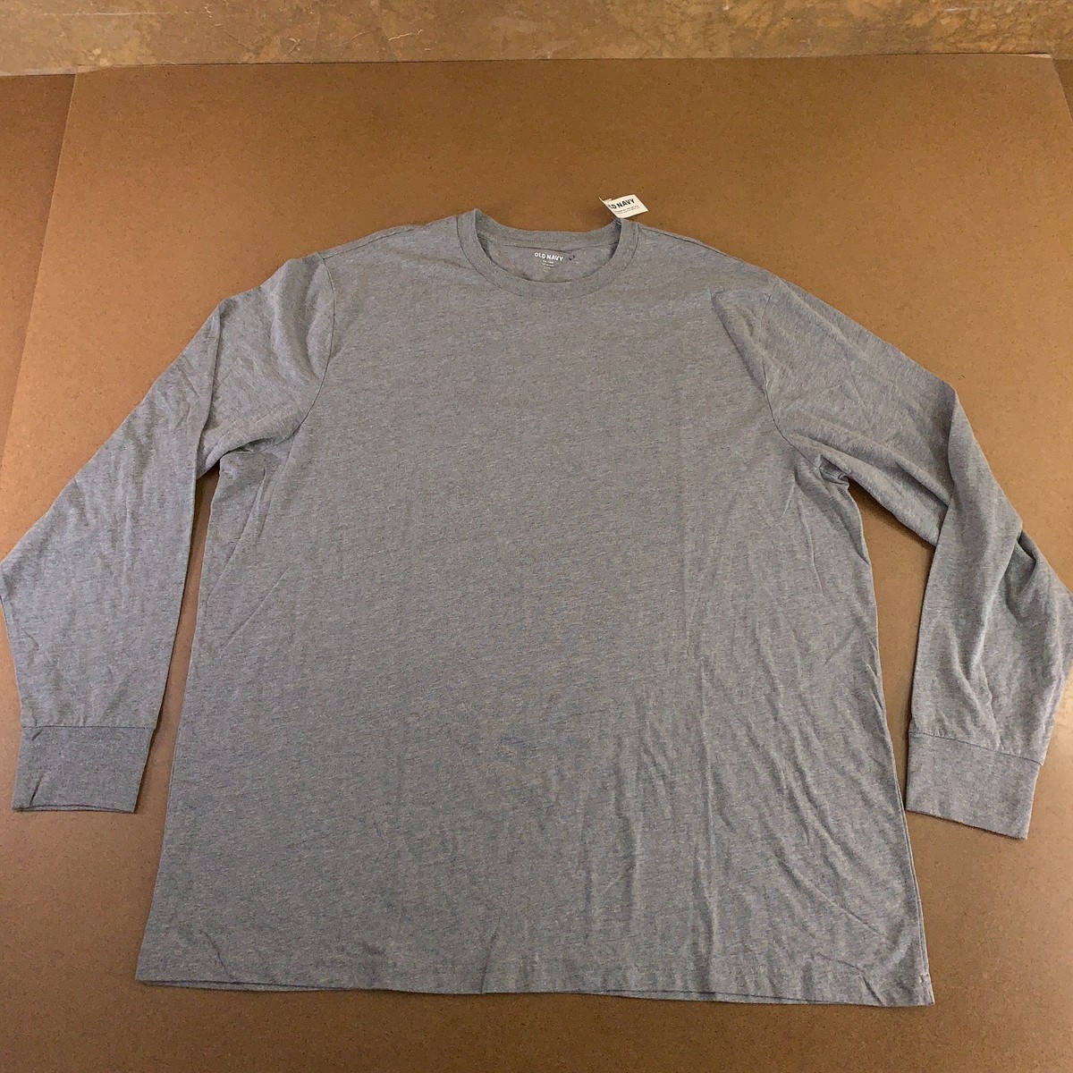 Old Navy ラグラン長袖カットソー XXLサイズ Old Navy Mens XXL Tall Heather Gray Soft Wash Long Sleeve Crew
