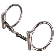 Reinsman Offset Dee 3/8" Twisted Dog Bone Snaffle Bit 5" 223