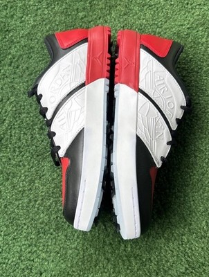 Nike Jordan Nu Retro 1 G Bred Black Red White AJ Golf Shoes Mens