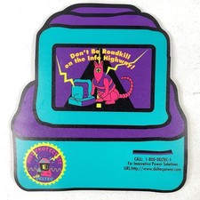 Vintage Deltec Power Mousepad Dont Be Roadkil...