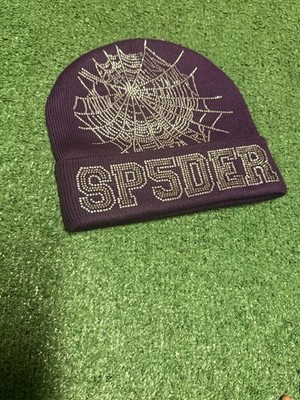 NEW Sp5der Web Beanie Purple Free Shipping