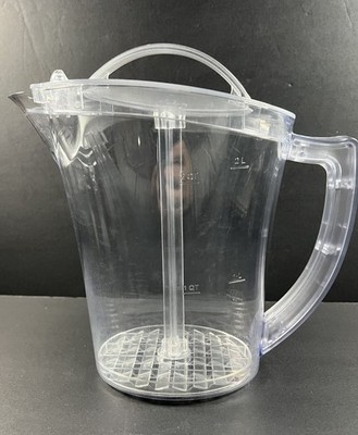 Pampered Chef Quick-Stir Pitcher 2 QT/Liter Mixing Pitcher Acrylic Free Ship