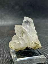Beautiful And Natural Terminated Quartz Crystals Inside Beautiful Tourmaline