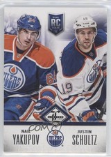 2012 Limited Rookie Redemptions Edmonton Oilers Nail Yakupov Justin Schultz 0y59