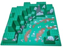 LEGO  Einzelteil 3D Baseplate Castle Forestme...