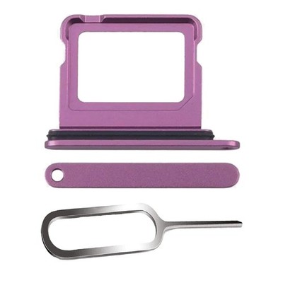iPHONE 16 / Plus SIM KARTEN HALTER TRAY ADAPTER FACH STECKER SLOT PIN PINK