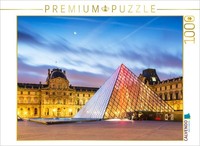 Calvendo Puzzle The Louvre Pyramid | 1000 Pieces, Finished Size 25.2 × 18.9 In (