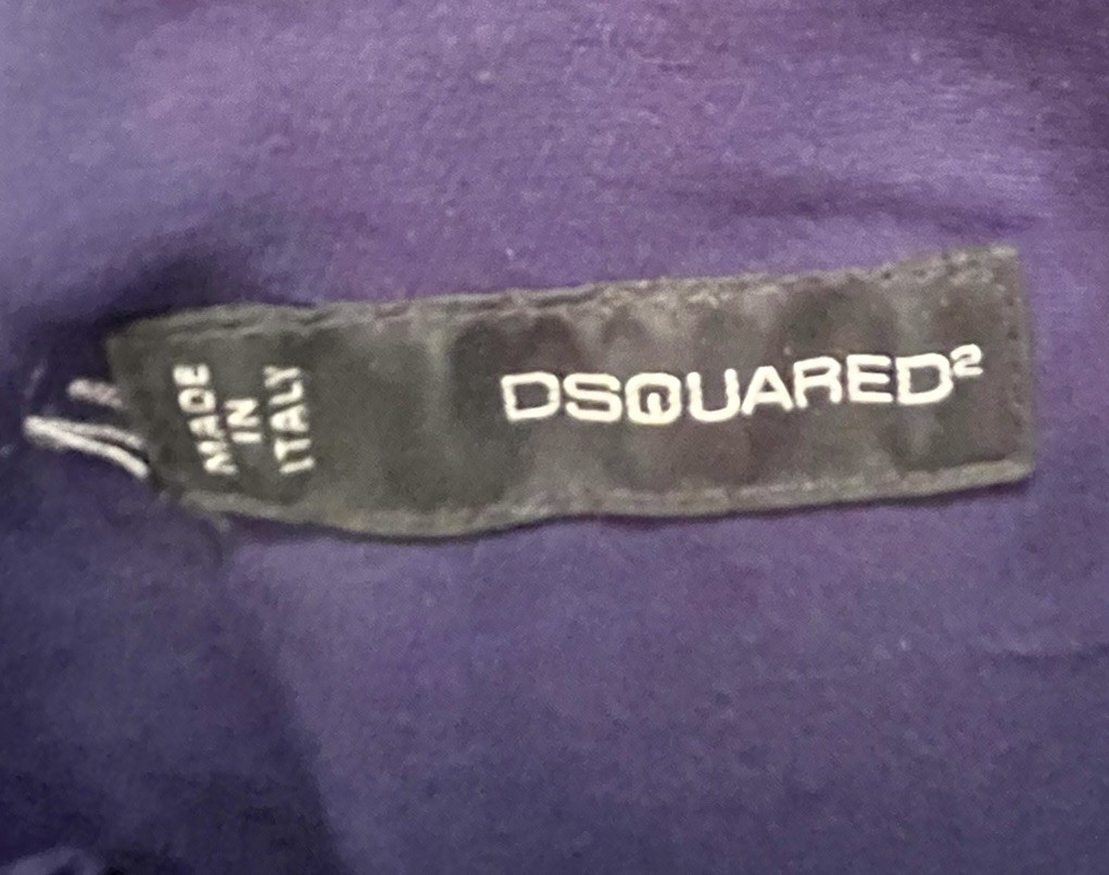 DSQUARED2 100% Silk One Shoulder Ruffled Mini Dre… - image 7