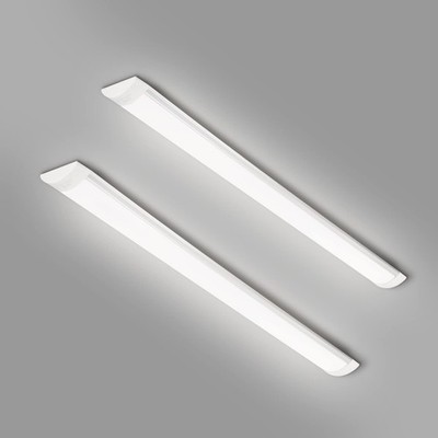 Colmeguna 2 Pack 3FT LED Batten Light, Ultra-Thin Ceiling Surface Mounted, 30...