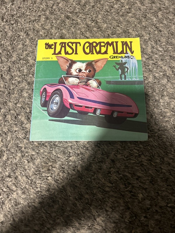 VTG 1984 The Last Gremlin Gremlins Adventures Story 5 Read Along Book + Record