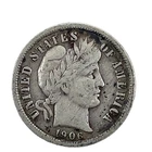 1906-S Barber Dime VF-XF 90% Silver 10c US Type Coin