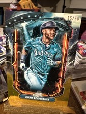 2025 Cosmic Chrome Julio Rodriguez  Extra Terrestrial GOLD 15/50 SP - MINT J Rod