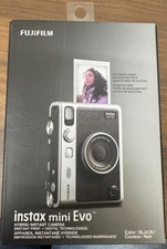 Fujifilm instax mini Evo Hybrid Instant Camera - Black