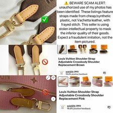 Louis Vuitton Shoulder Strap Adjustable Crossbody Shoulder Replacement