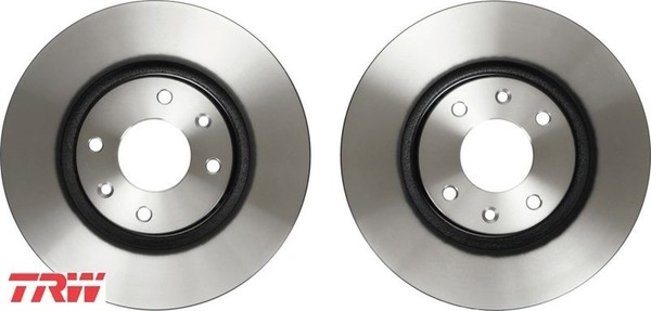 2X Bremsscheibe TRW DF4183 2 Bremsscheiben Vorderachse Vorne-image